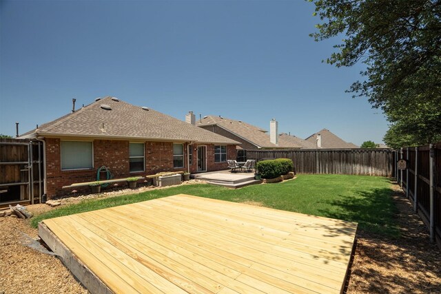 2912 Day Star Dr, Little Elm, TX 75068 - deck with a fenced backyard