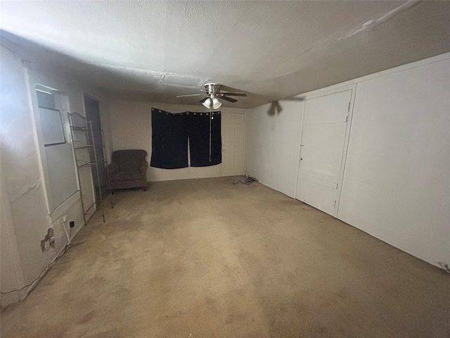 2806 Twyman, Dallas, TX 75215 - unfurnished room featuring ceiling fan and light carpet