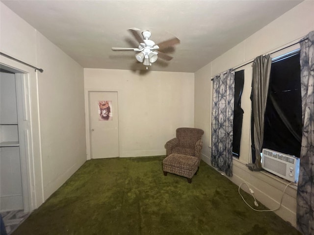 2806 Twyman, Dallas, TX 75215 - unfurnished room with carpet floors and a ceiling fan