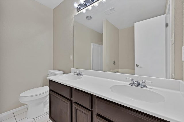 7104 Negril Ct, Fort Worth, TX 76137 - full bath featuring tile patterned flooring and double vanity