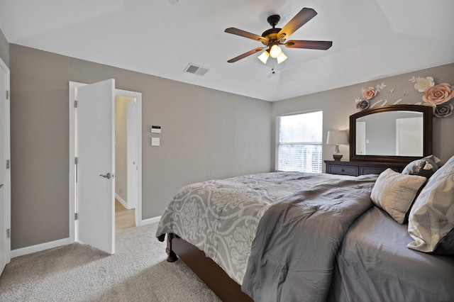 7104 Negril Ct, Fort Worth, TX 76137 - bedroom featuring light carpet and ceiling fan
