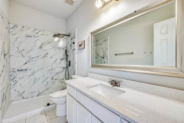 8224 Spring Valley Ln, Plano, TX 75025 - bathroom with vanity and a marble finish shower