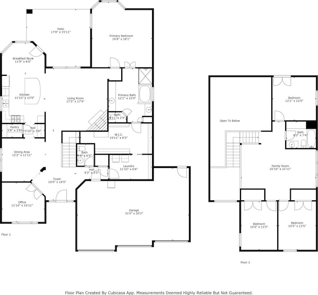 5413 Percy Priest St, Fort Worth, TX 76179 - view of property floor plan