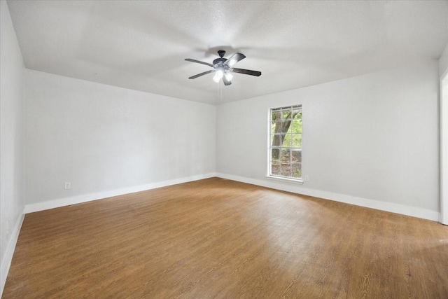 4132 Alava Dr, Fort Worth, TX 76133 - unfurnished room with wood finished floors and a ceiling fan