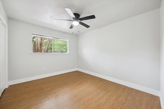 4132 Alava Dr, Fort Worth, TX 76133 - spare room featuring wood finished floors and a ceiling fan