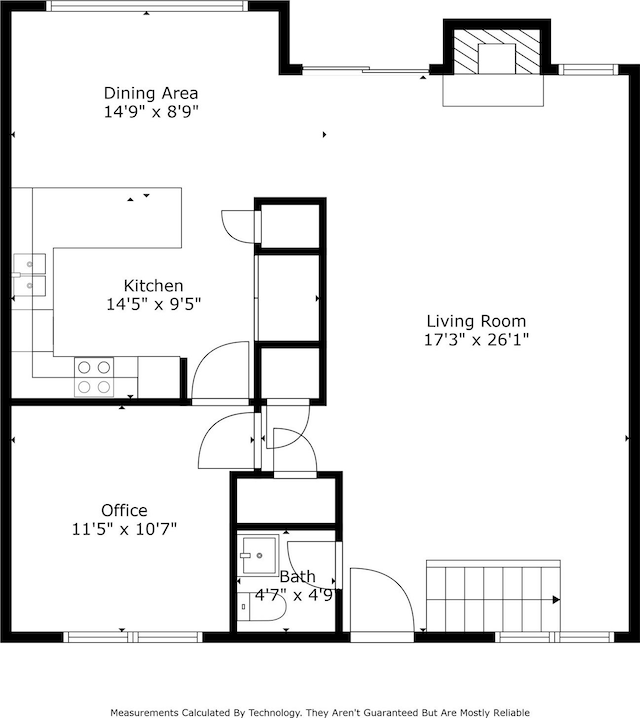 9707 Highland View Dr, Dallas, TX 75238 - view of room layout