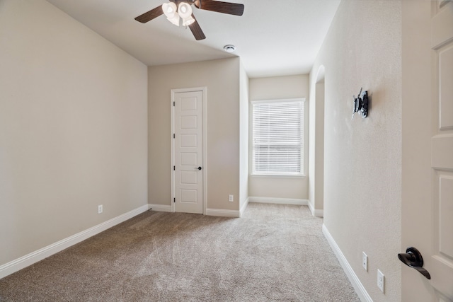 1256 Teton Dr, Burleson, TX 76028 - carpeted spare room with ceiling fan and baseboards