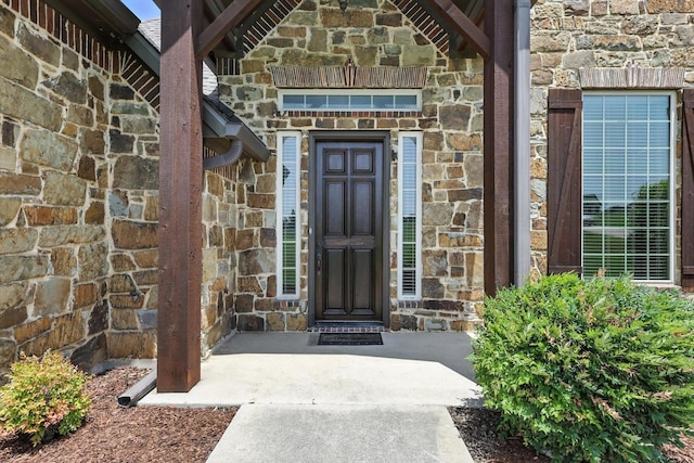 12780 Cartwright Trl, Ponder, TX 76259 - entrance to property featuring stone siding