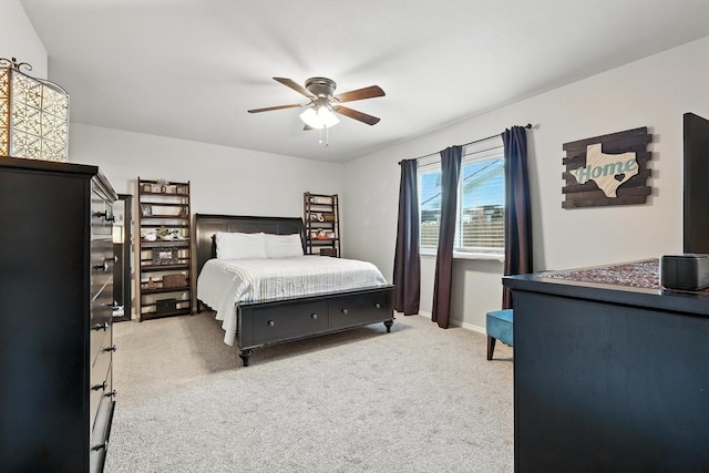 4201 Blackwillow Dr, Mesquite, TX 75150 - bedroom featuring carpet floors and ceiling fan