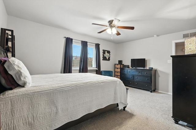 4201 Blackwillow Dr, Mesquite, TX 75150 - bedroom with carpet and a ceiling fan