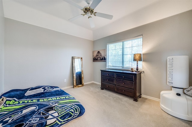 214 Chisholm Trl, Argyle, TX 76226 - bedroom featuring light colored carpet and ceiling fan