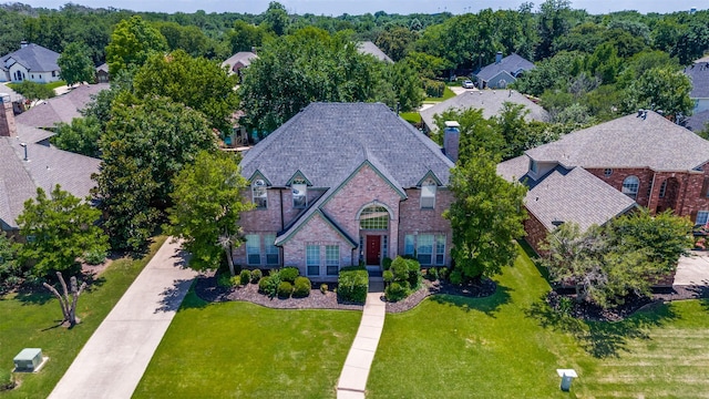 214 Chisholm Trl, Argyle, TX 76226 - aerial perspective of suburban area