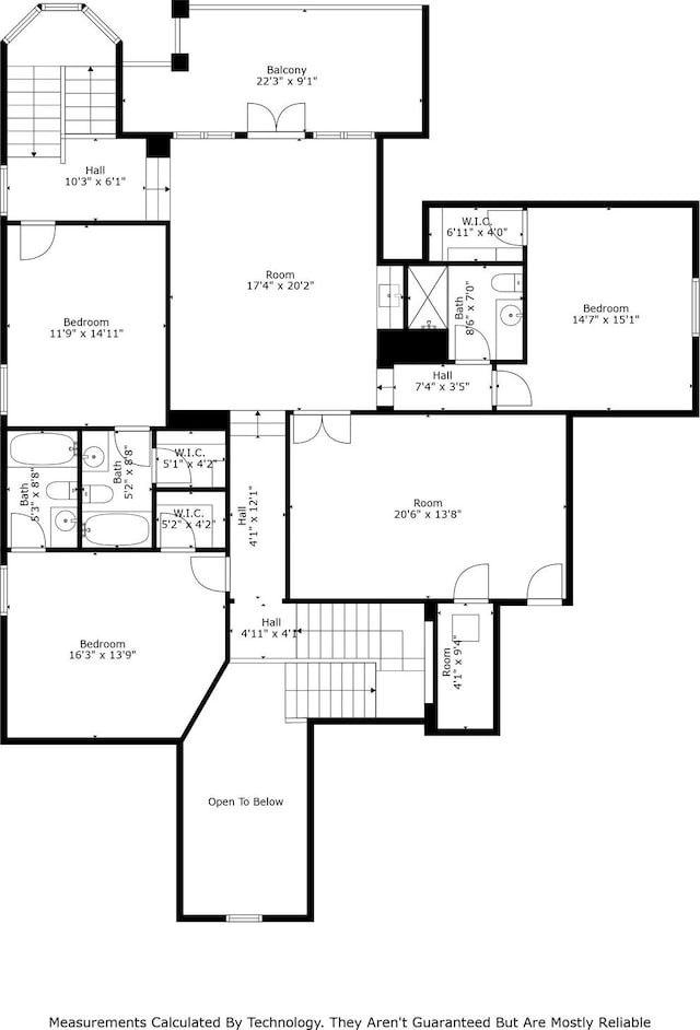 8540 Canyon Xing, Lantana, TX 76226 - view of room layout