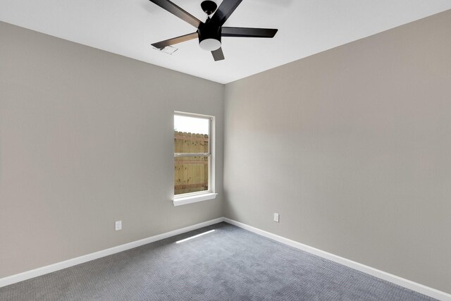 5136 Farnsworth Ave, Fort Worth, TX 76107 - carpeted spare room with ceiling fan and baseboards