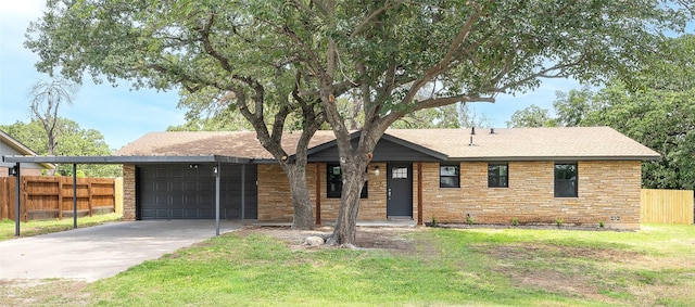 820 Vickie Dr, Azle, TX 76020 - ranch-style house with an attached garage, driveway, and roof with shingles