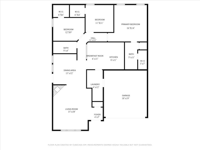 5521 Alta Verde Cir, Arlington, TX 76017 - view of home floor plan