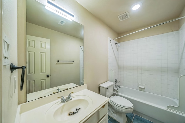 17 Zachary Ct, Mansfield, TX 76063 - full bath featuring vanity, shower / bath combination, and tile patterned flooring