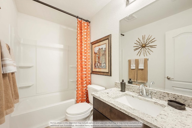 111 Cedar Grove Ct, Lavon, TX 75166 - bathroom with shower / bathtub combination with curtain and vanity