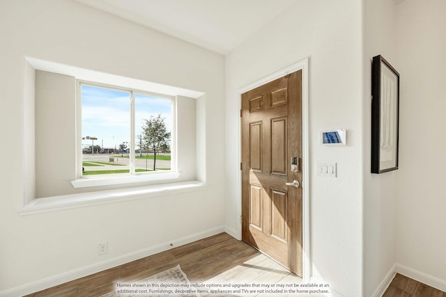 111 Cedar Grove Ct, Lavon, TX 75166 - foyer with light wood finished floors