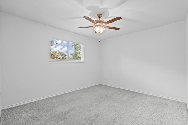 7005 Culver Ave, Fort Worth, TX 76116 - carpeted empty room featuring a ceiling fan and baseboards