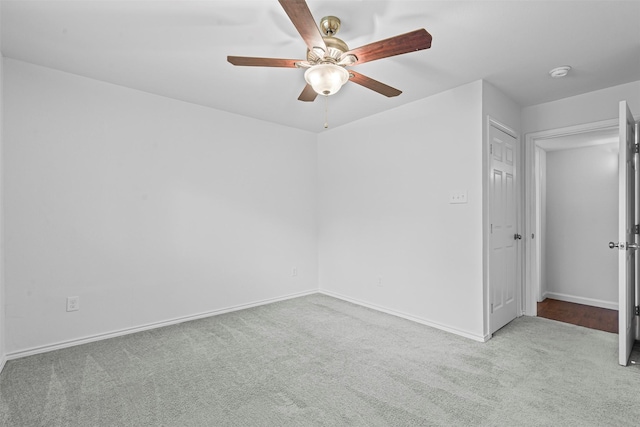 7005 Culver Ave, Fort Worth, TX 76116 - carpeted spare room with ceiling fan and a smoke detector