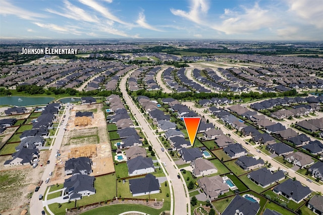 3208 Twin Eagles Dr, Celina, TX 75009 - view of property location with nearby suburban area and a nearby body of water
