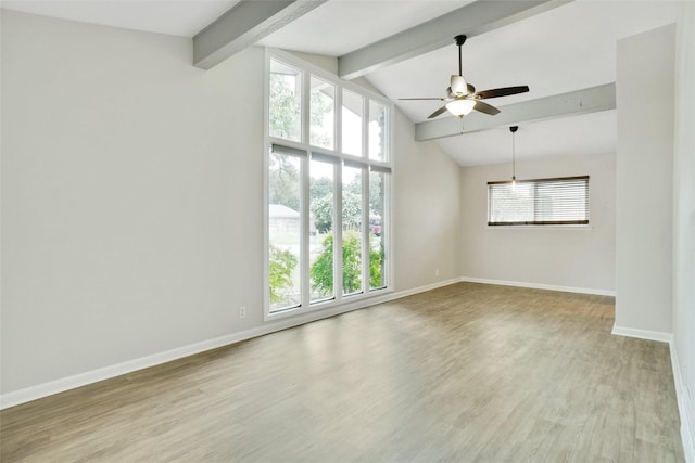 108 Sunnyvale Ter, Hurst, TX 76053 - empty room with a ceiling fan and light wood finished floors