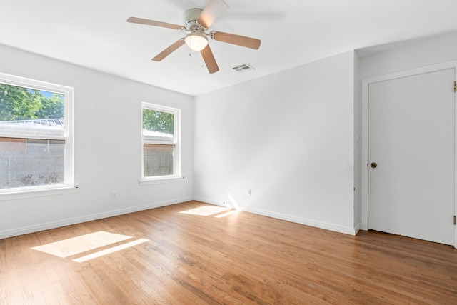 2333 Hermanson Dr, Waco, TX 76710 - spare room with wood finished floors and ceiling fan