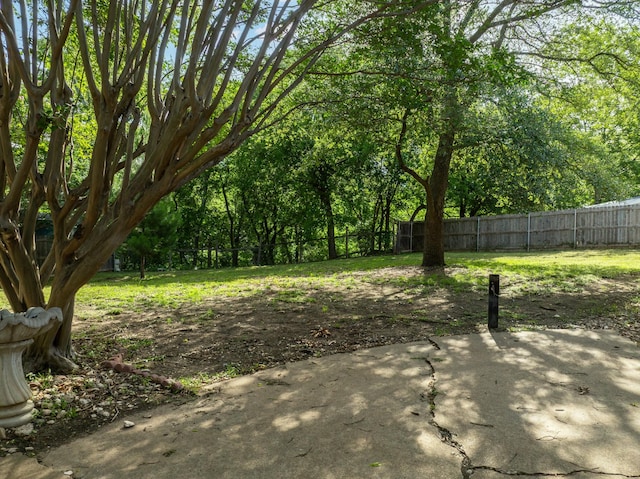 2333 Hermanson Dr, Waco, TX 76710 - fenced backyard with a patio