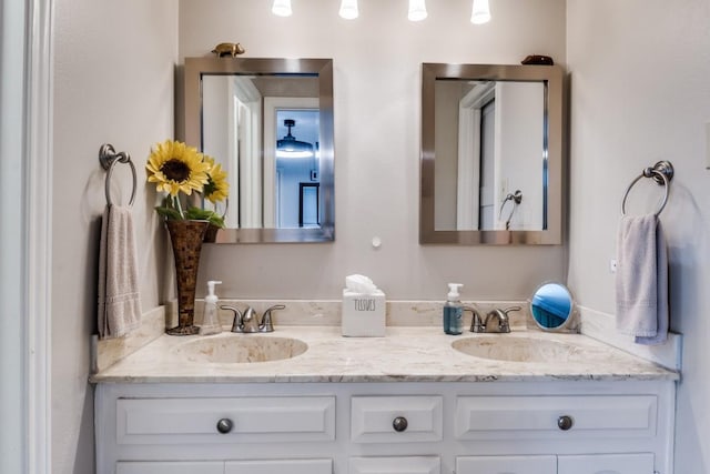6211 White Rose Trl, Dallas, TX 75248 - bathroom with double vanity