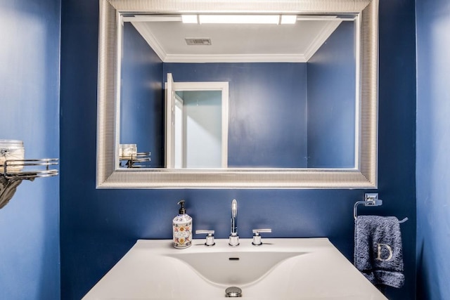 6211 White Rose Trl, Dallas, TX 75248 - bathroom with crown molding