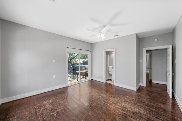 2700 Ethel Ave, Waco, TX 76707 - empty room featuring wood finished floors and ceiling fan
