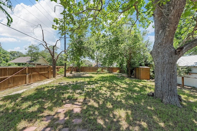 2700 Ethel Ave, Waco, TX 76707 - fenced backyard featuring a storage shed