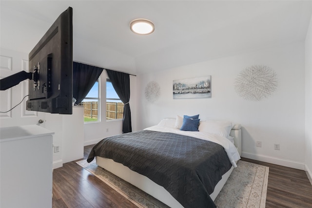 502 Austin Ln, Lavon, TX 75166 - bedroom with wood finished floors and baseboards