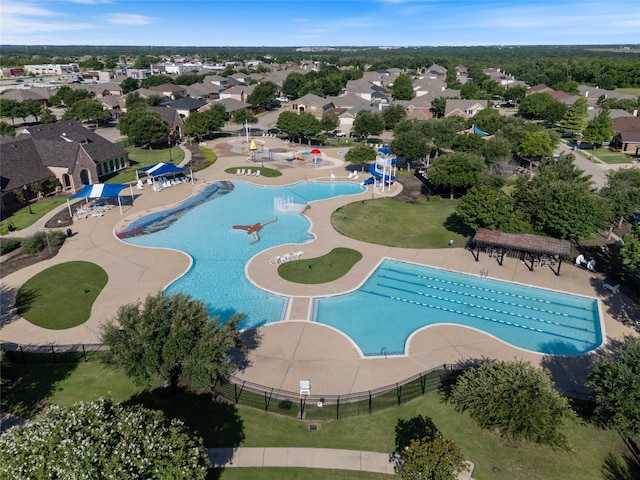 502 Austin Ln, Lavon, TX 75166 - view of pool featuring a residential view