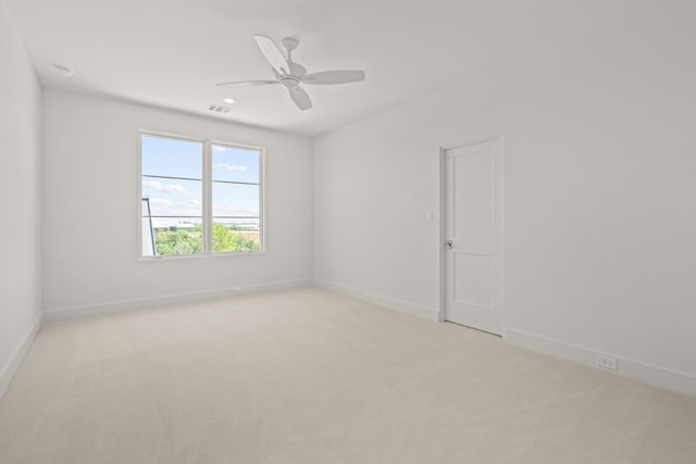 4524 Terroir Dr, Fort Worth, TX 76126 - empty room with light colored carpet and ceiling fan