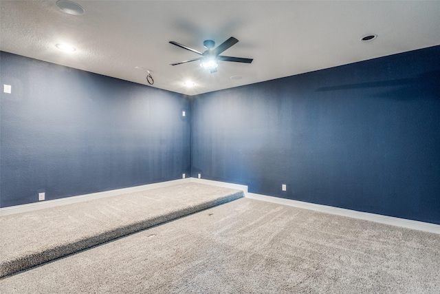 6105 Horsetail Dr, Mckinney, TX 75071 - empty room with ceiling fan and carpet floors