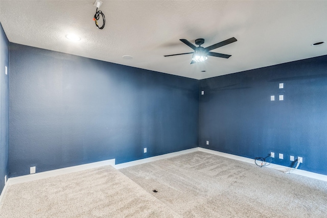 6105 Horsetail Dr, Mckinney, TX 75071 - carpeted spare room with a ceiling fan and baseboards
