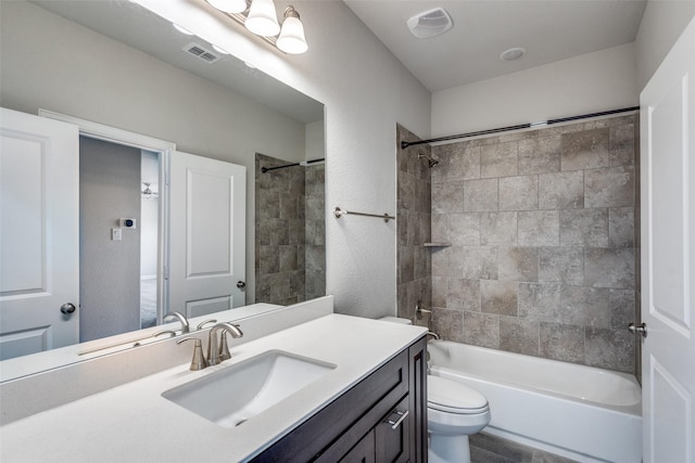 6105 Horsetail Dr, Mckinney, TX 75071 - full bathroom with vanity and bathtub / shower combination