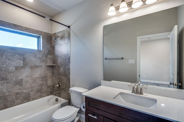 6105 Horsetail Dr, Mckinney, TX 75071 - bathroom with bathing tub / shower combination and vanity