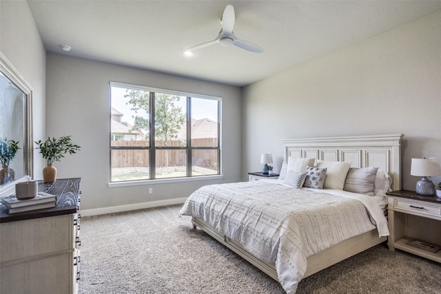 6105 Horsetail Dr, Mckinney, TX 75071 - carpeted bedroom featuring baseboards and ceiling fan