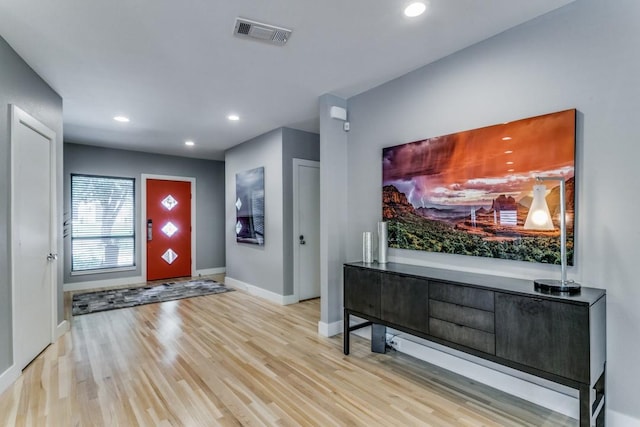 3866 Lively Ln, Dallas, TX 75220 - foyer entrance with wood finished floors and recessed lighting