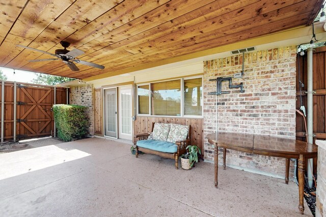 3302 Janwood Ln, Garland, TX 75044 - view of patio with a gate
