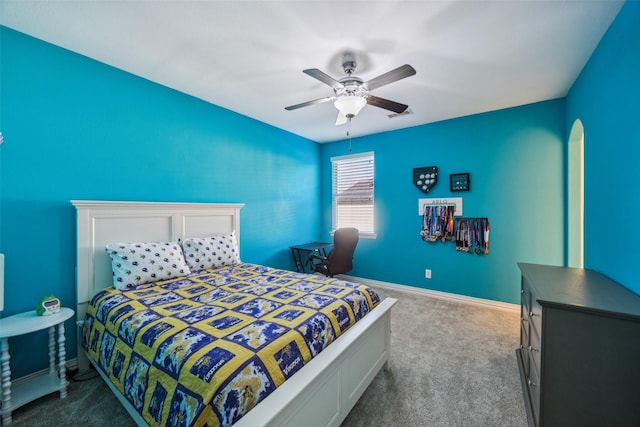 1030 Double B Trl, Prosper, TX 75078 - bedroom with carpet flooring and ceiling fan