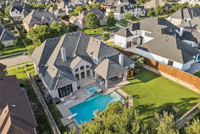 1030 Double B Trl, Prosper, TX 75078 - aerial perspective of suburban area with a pool