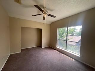 11805 Eloise Dr, Balch Springs, TX 75180 - spare room featuring carpet flooring and ceiling fan