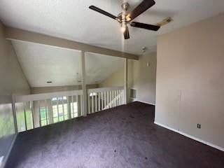 11805 Eloise Dr, Balch Springs, TX 75180 - carpeted spare room featuring ceiling fan and baseboards