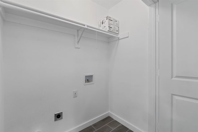 4118 Princeton Dr, Garland, TX 75042 - washroom featuring hookup for an electric dryer and washer hookup