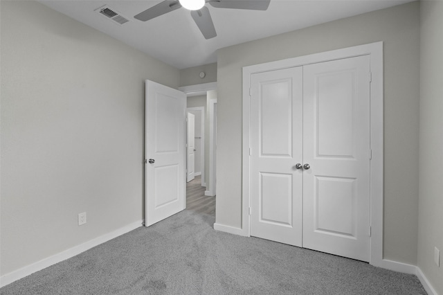 4118 Princeton Dr, Garland, TX 75042 - unfurnished bedroom with carpet floors, a closet, and a ceiling fan