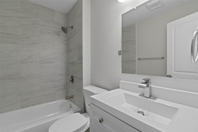 4118 Princeton Dr, Garland, TX 75042 - bathroom featuring vanity and tub / shower combination